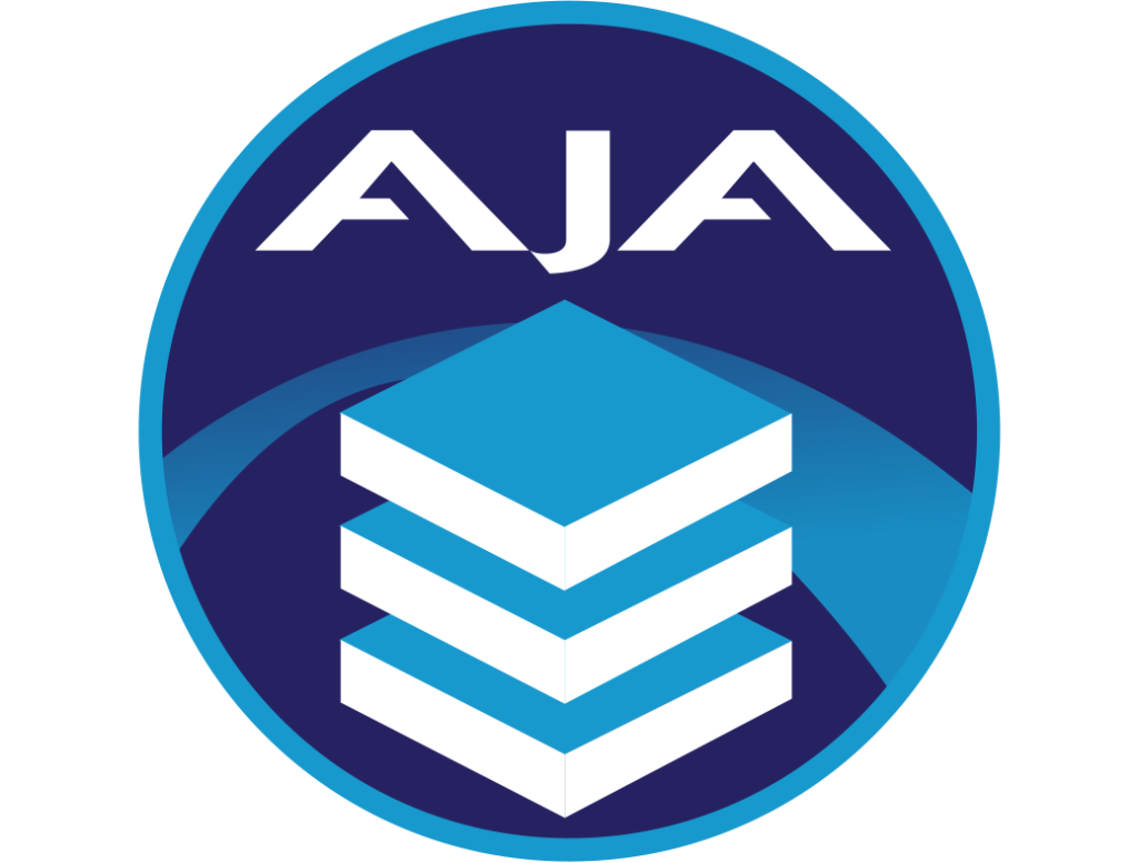 AJA Diskover Media Edition icon representing the partnership between AJA Video Systems and Diskover Data to offer a data management and data curation software to resolve the media asset problems by offering a global index view of unstructured data, data analysis, storage cost management tools, and media and entertainment specific plugins.