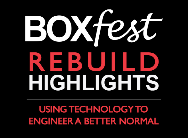 Ad for Boxfest by Boxer July 13, 2022, in London, England, where Paul Honrud CEO of Diskover will give a presentation.