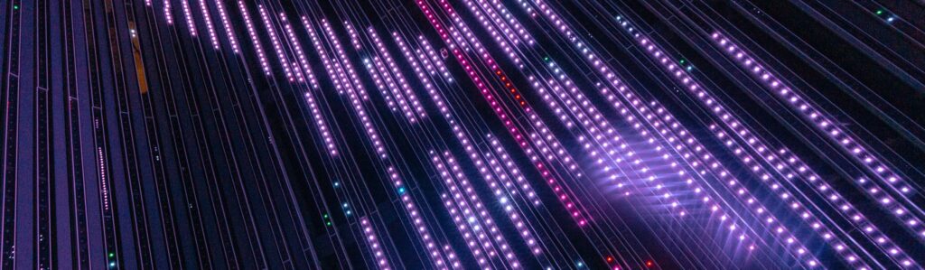 abstract light strings