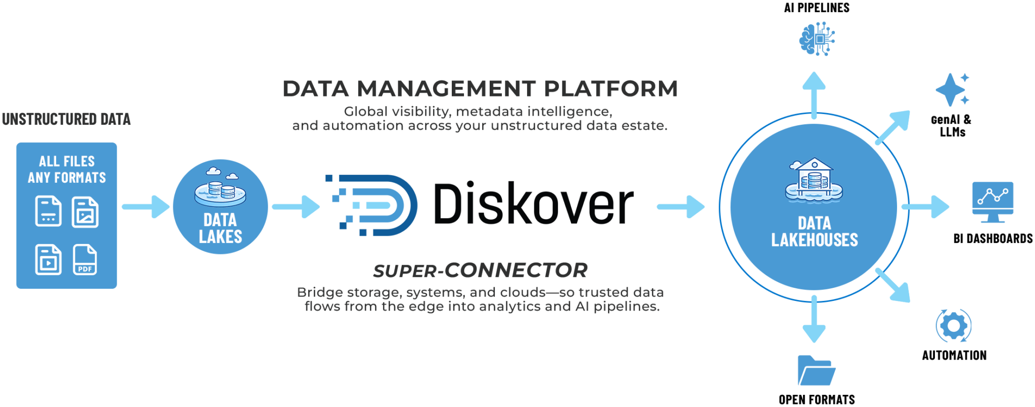 Optimize Data Lakes & Lakehouses with Diskover