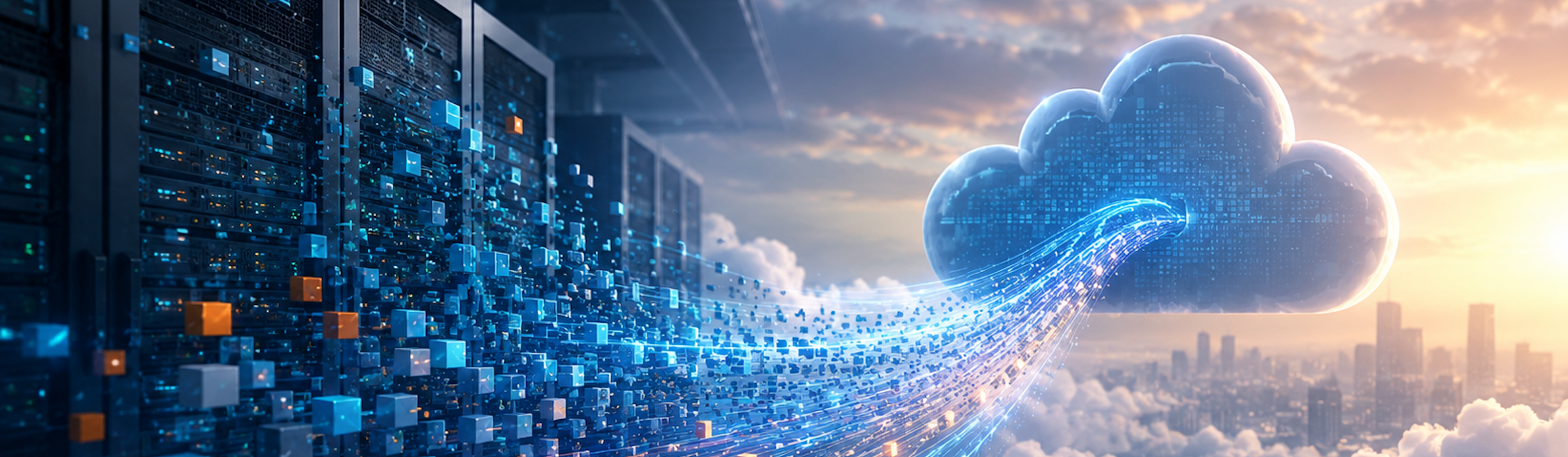 data center storage infrastructure and cloud visualization
